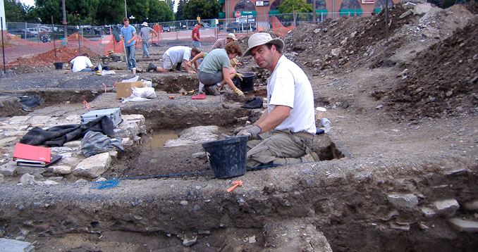 K-Rock Centre excavations, Cartwright property Kingston, Ontario